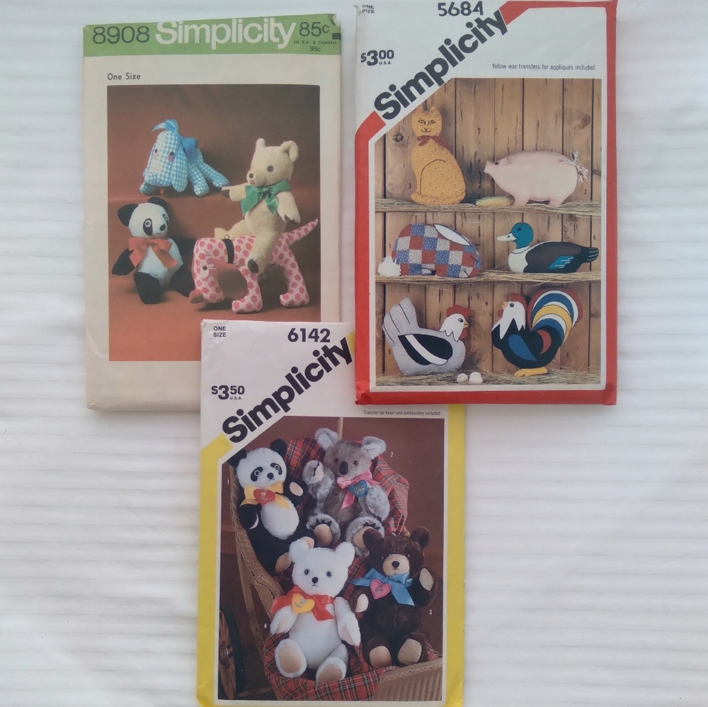 Vintage Simplicity Animal Patterns